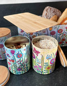 Aufbewahrungsdosen aus Metall 4er Set