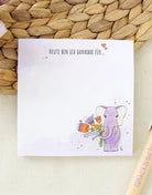 Block "dankbarer Glückselefant"