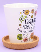 Blumentopf "Danke fürs Wachsen helfen"