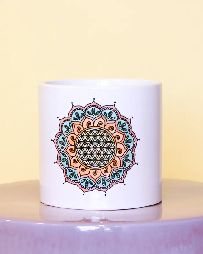 Blumentopf groß "Bume des Lebens"