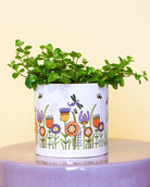 Blumentopf groß "Happy Flowers"