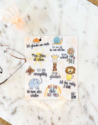 Brillenputztuch "Affirmationen"