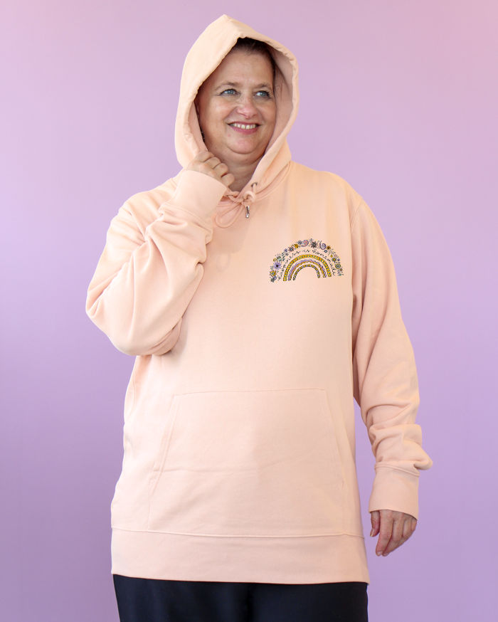 Damen Hoodie "Happiness is homemade"