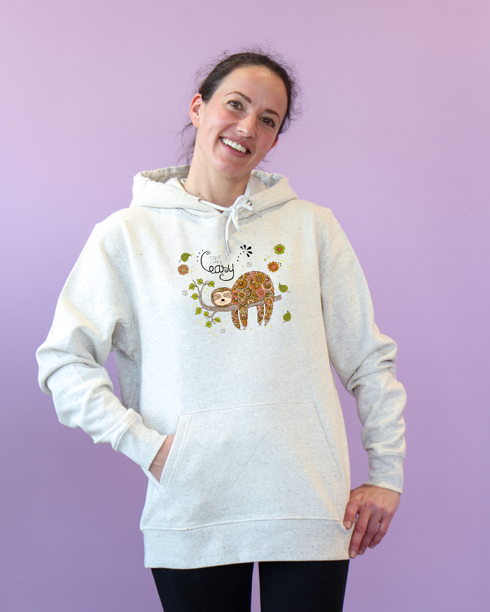 Damen Hoodie "Take it easy"