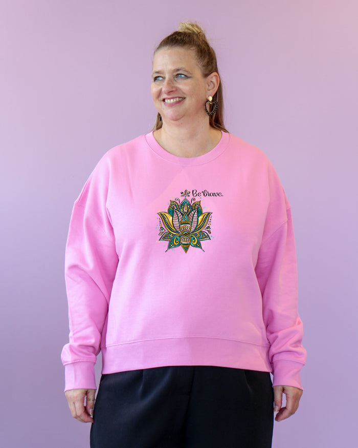 Damen Sweatshirt "Be Brave"
