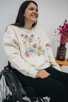 Damen Sweatshirt „Blumenwiese"