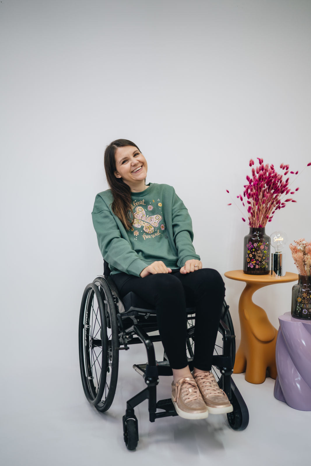 Damen Sweatshirt „Wild heard, free soul."