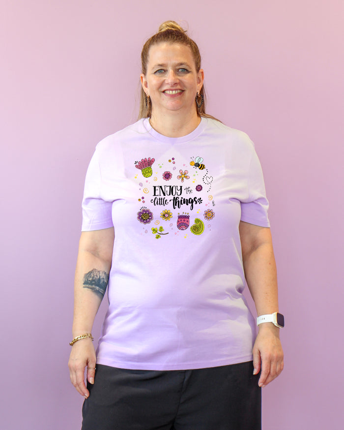 Damen T-Shirt "Enjoy the little things"