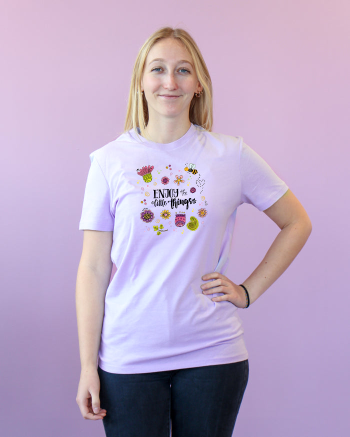Damen T-Shirt "Enjoy the little things"