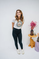 Damen T-Shirt weiß „Mandala"