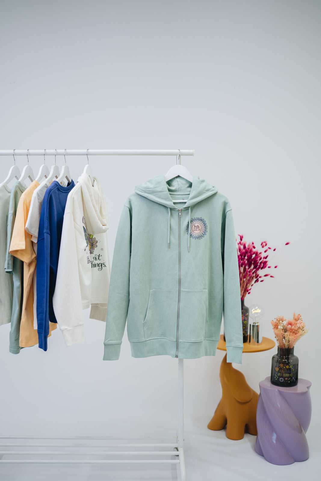 Damen Zipper-Hoodie „Mandala"