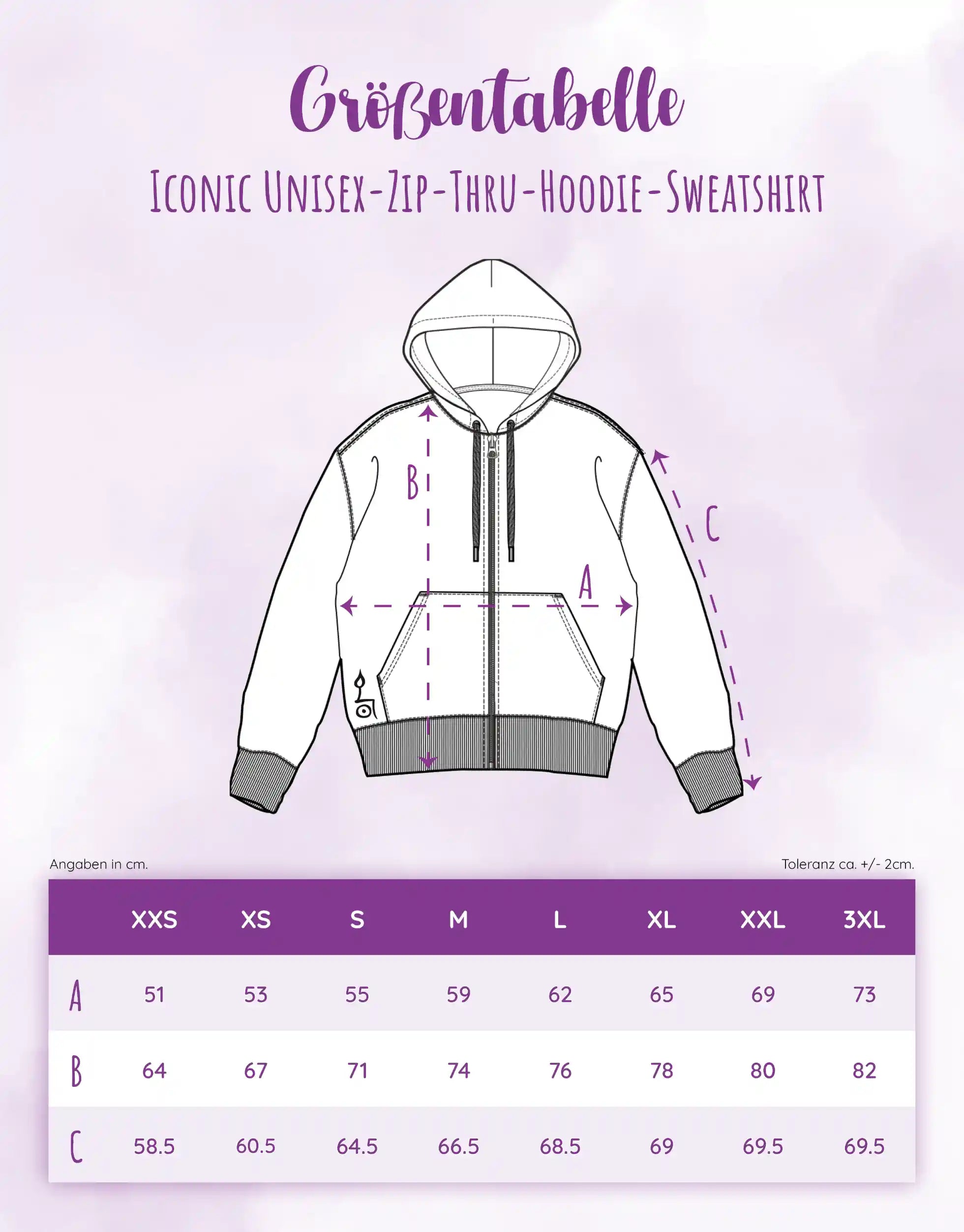 Damen Zipper-Hoodie „Slow down"