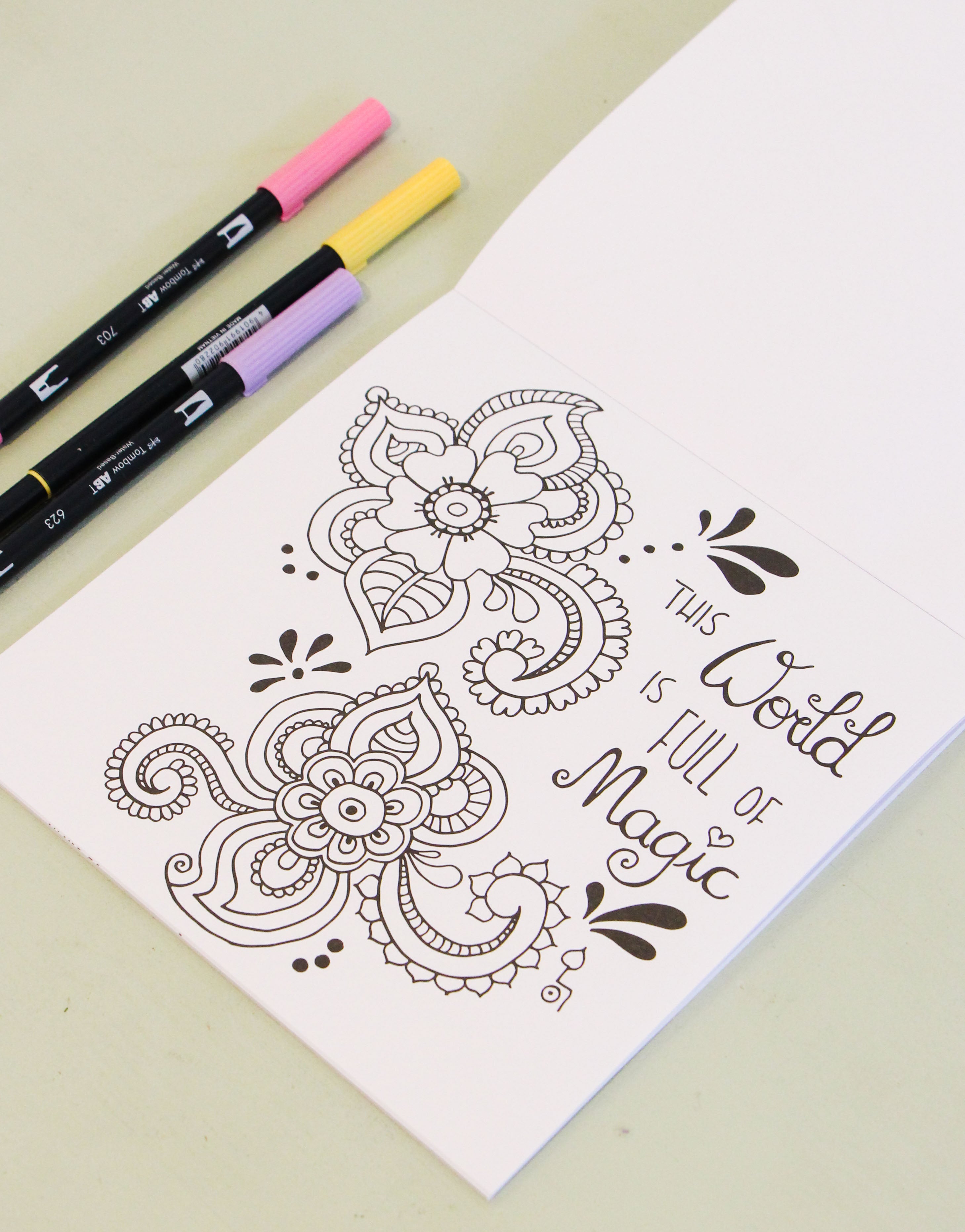 Der Rollin'Art Ausmalblock