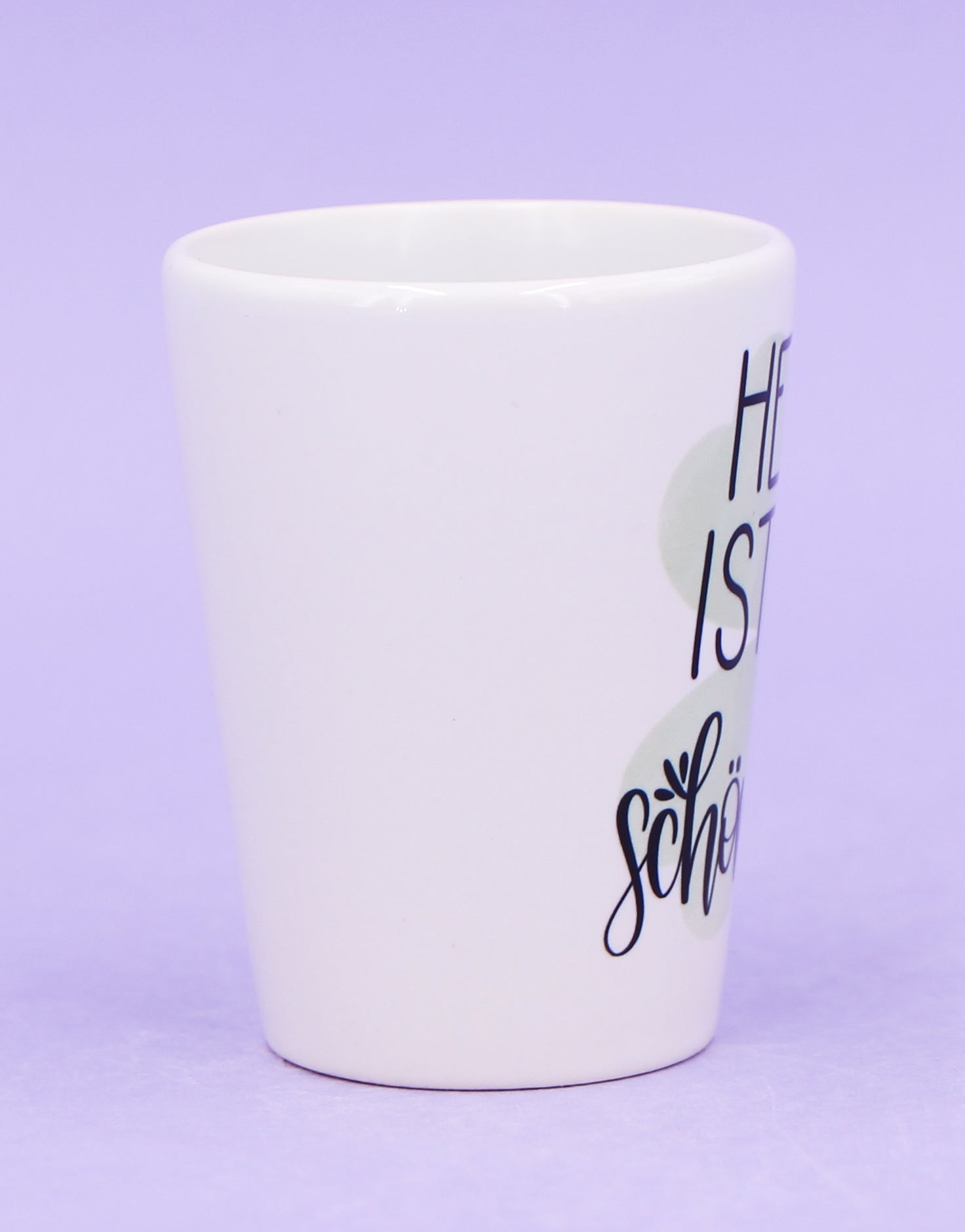 Eierbecher "Heute ist ein schöner Tag"