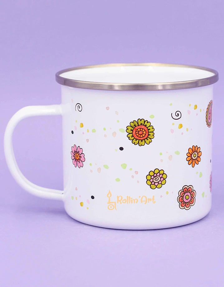 Emaille-Tasse "Alpaka"