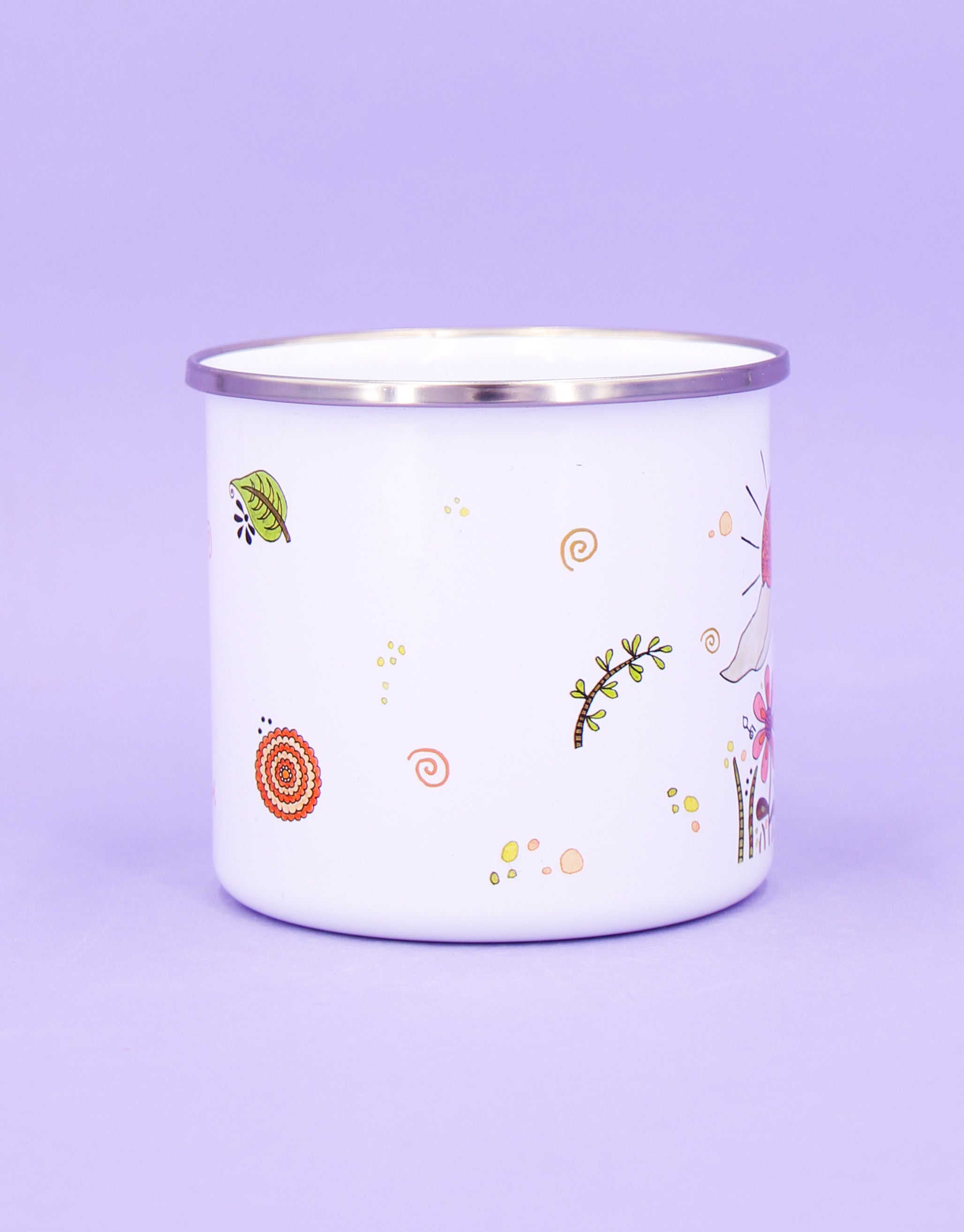 Emaille-Tasse "Bergliebe"