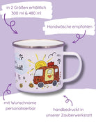 Emaille-Tasse "Camper"