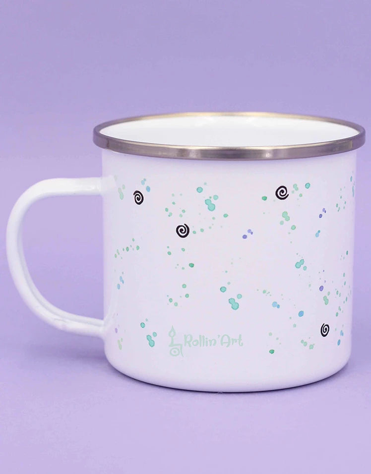 Emaille-Tasse "Chillkröte"