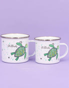 Emaille-Tasse "Chillkröte"