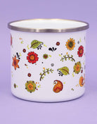 Emaille-Tasse "Die kleinen Dinge"