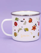 Emaille-Tasse "Die kleinen Dinge"