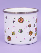 Emaille-Tasse "Enjoy the little things"