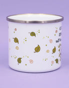 Emaille-Tasse "Faultier"
