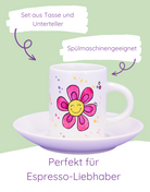 Espressotasse "Happyflower"