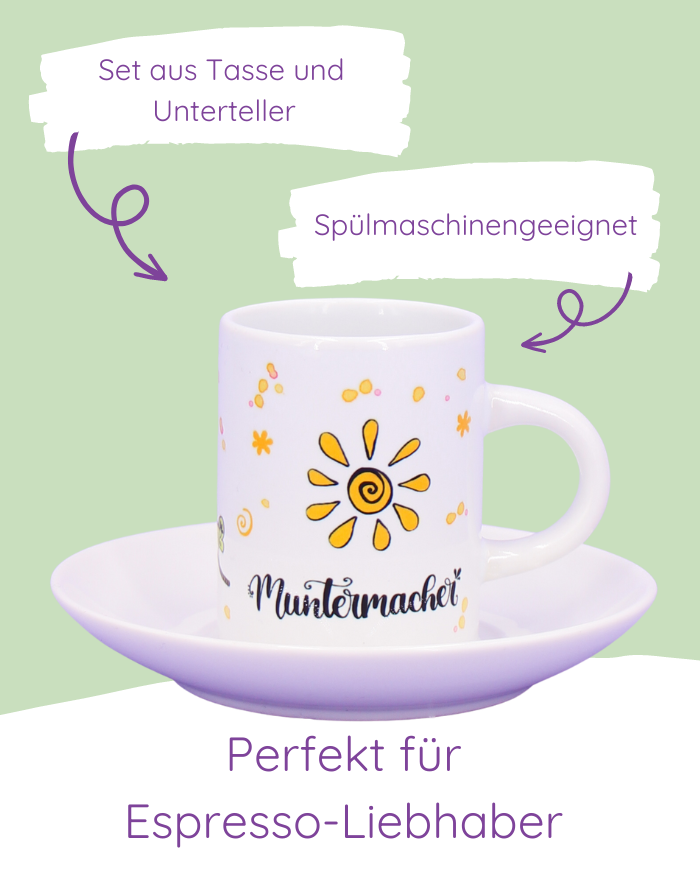 Espressotasse "Muntermacher"