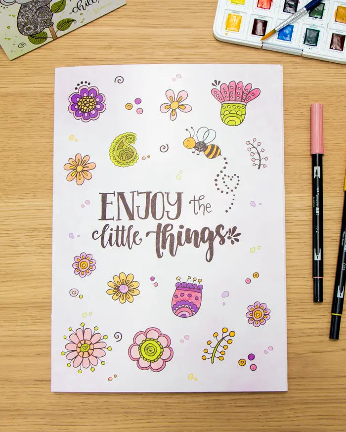 Flügelmappe "Enjoy the littel things"