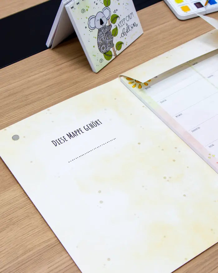 Flügelmappe "Vergiss nicht"