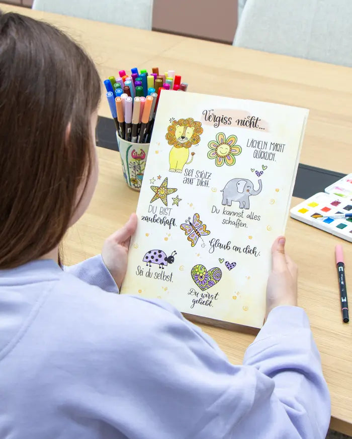 Flügelmappe "Vergiss nicht"