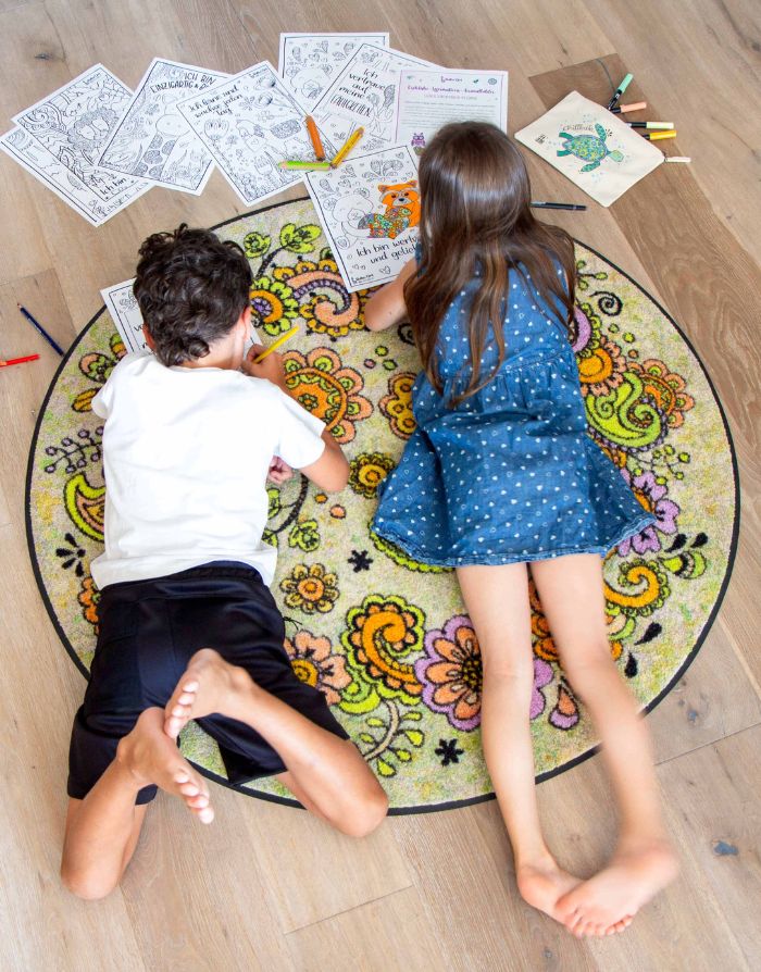 Fröhliche Affirmations-Ausmalbilder für Kinder