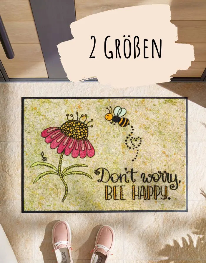 Fußmatte "Bee Happy"