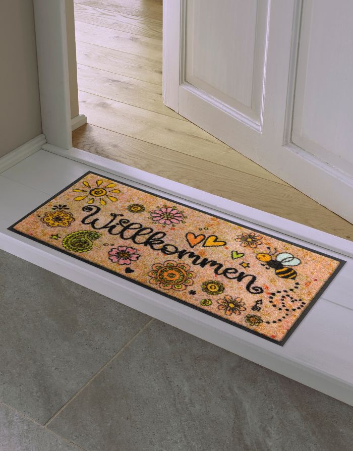 Fußmatte "Bring Glück herein"