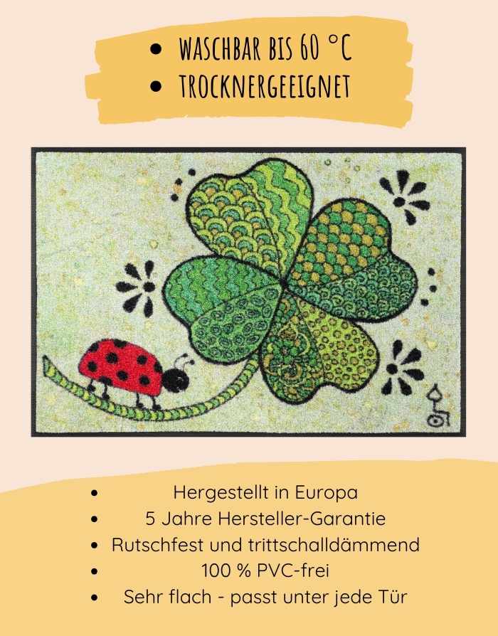 Fußmatte "Glück auf allen Wegen"