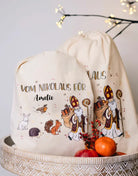 Geschenkbeutel mit Zugband "Vom Nikolaus und seinen Freunden"
