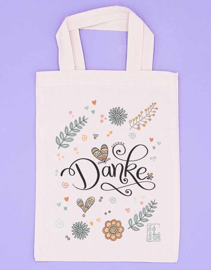 Geschenktäschchen "Danke"