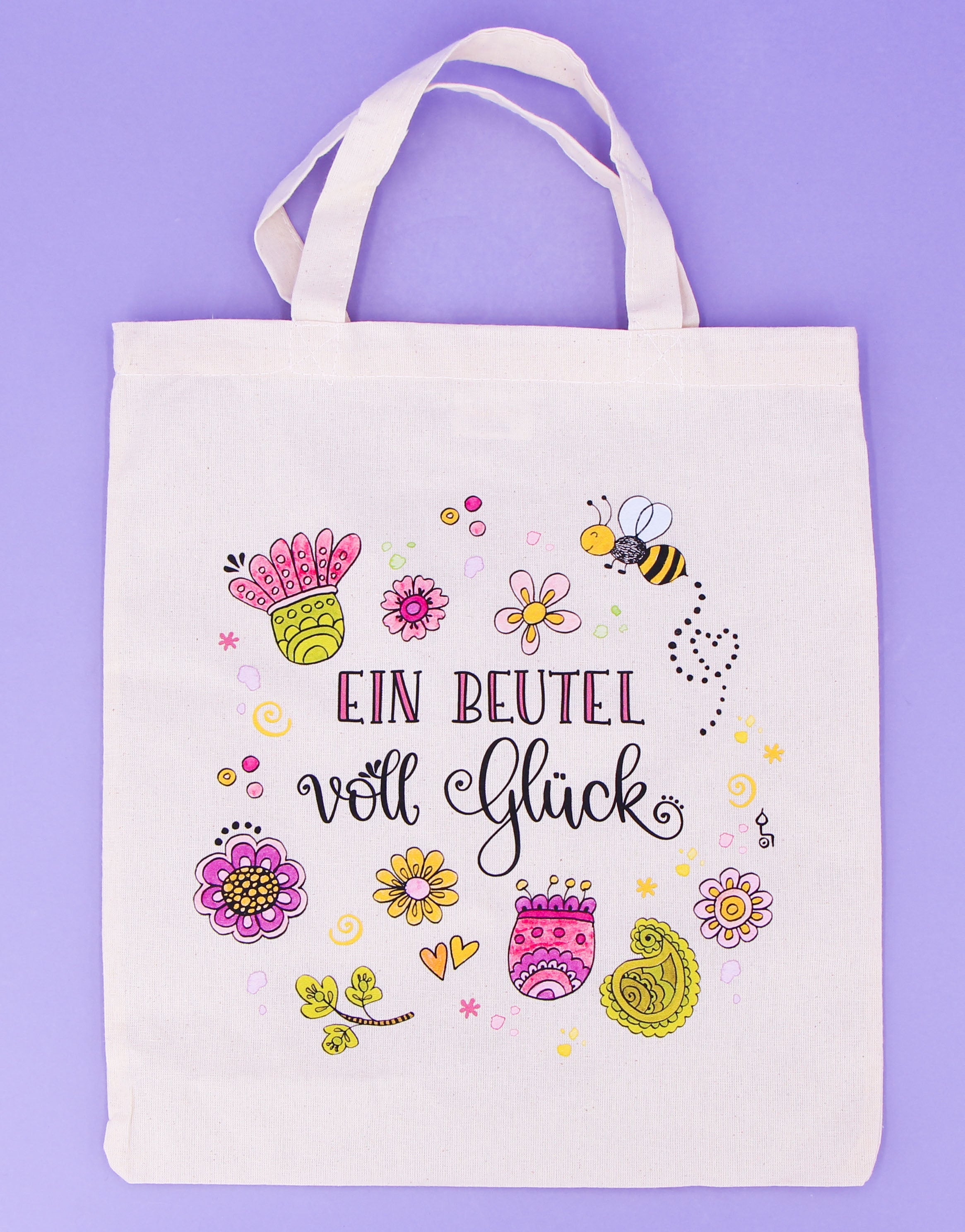 Geschenktäschchen "Ein Beutel voll Glück"