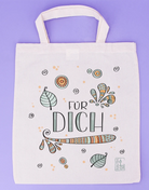 Geschenktäschchen "Schnörkelblätter"