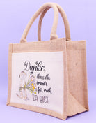 Geschenktasche Jute "Danke, dass du immer da bist"
