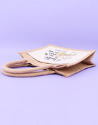 Geschenktasche Jute "Danke, dass du immer da bist"
