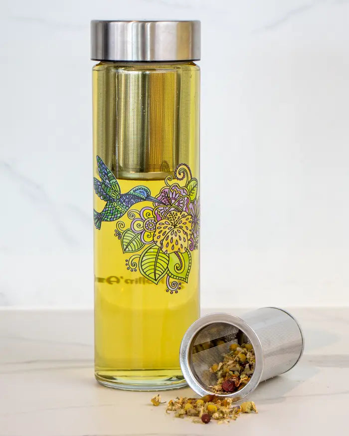 Glasflasche "Kolibri"