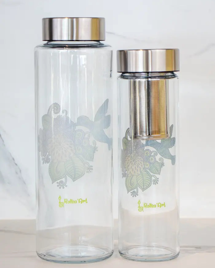 Glasflasche "Kolibri"