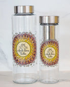Glasflasche "Mandala - Atme tief ein"