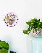 Glaswanduhr „Folge deinem Herzen“