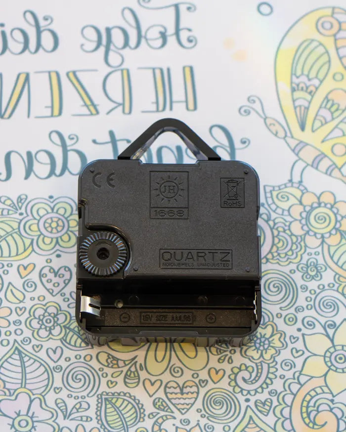 Glaswanduhr „Folge deinem Herzen“