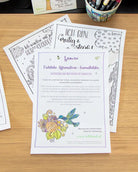 Inspirierende Ausmalbilder für Erwachsene – Glück, Zuversicht & Selbstliebe