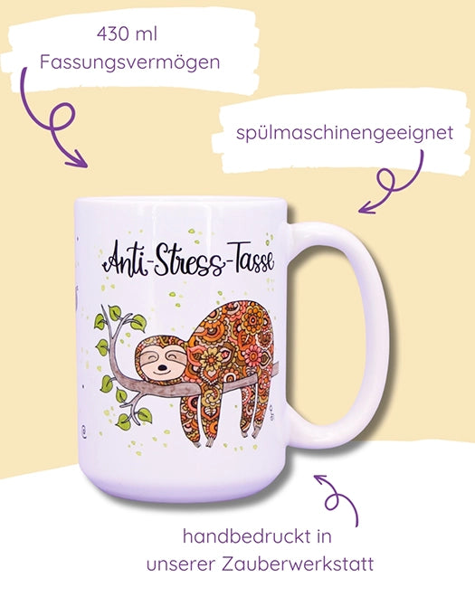 Jumbo-Teetasse "Anti Stress"