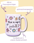 Jumbo-Teetasse "Cup of positiviTEA"